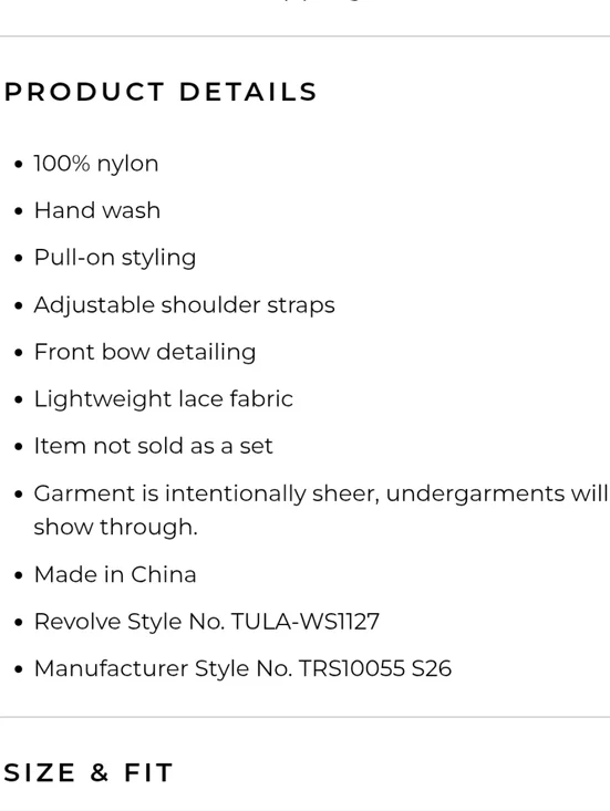 Tularosa Amelia Lace Top in White XS - Picture 10 of 10